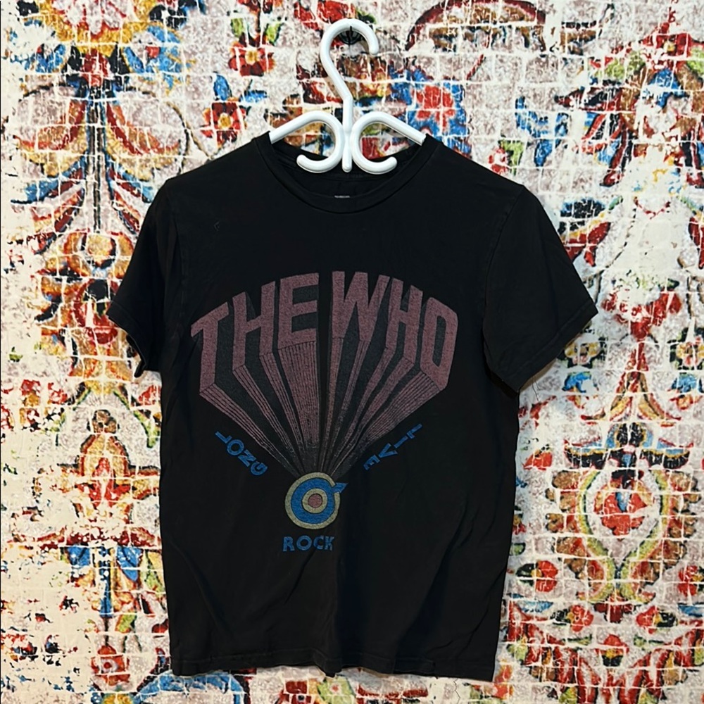 The Who Black Graphic Men's T-Shirt